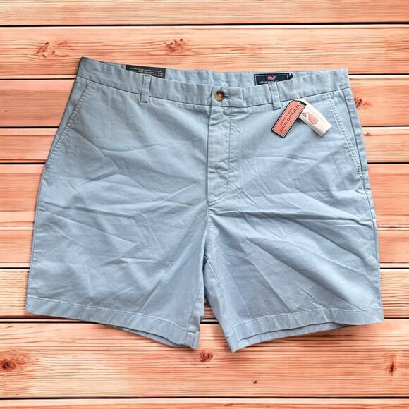 Vineyard Vines Other - NWT Vineyard Vines men 40 W Blue Flat Front classic fit 7” breaker shorts